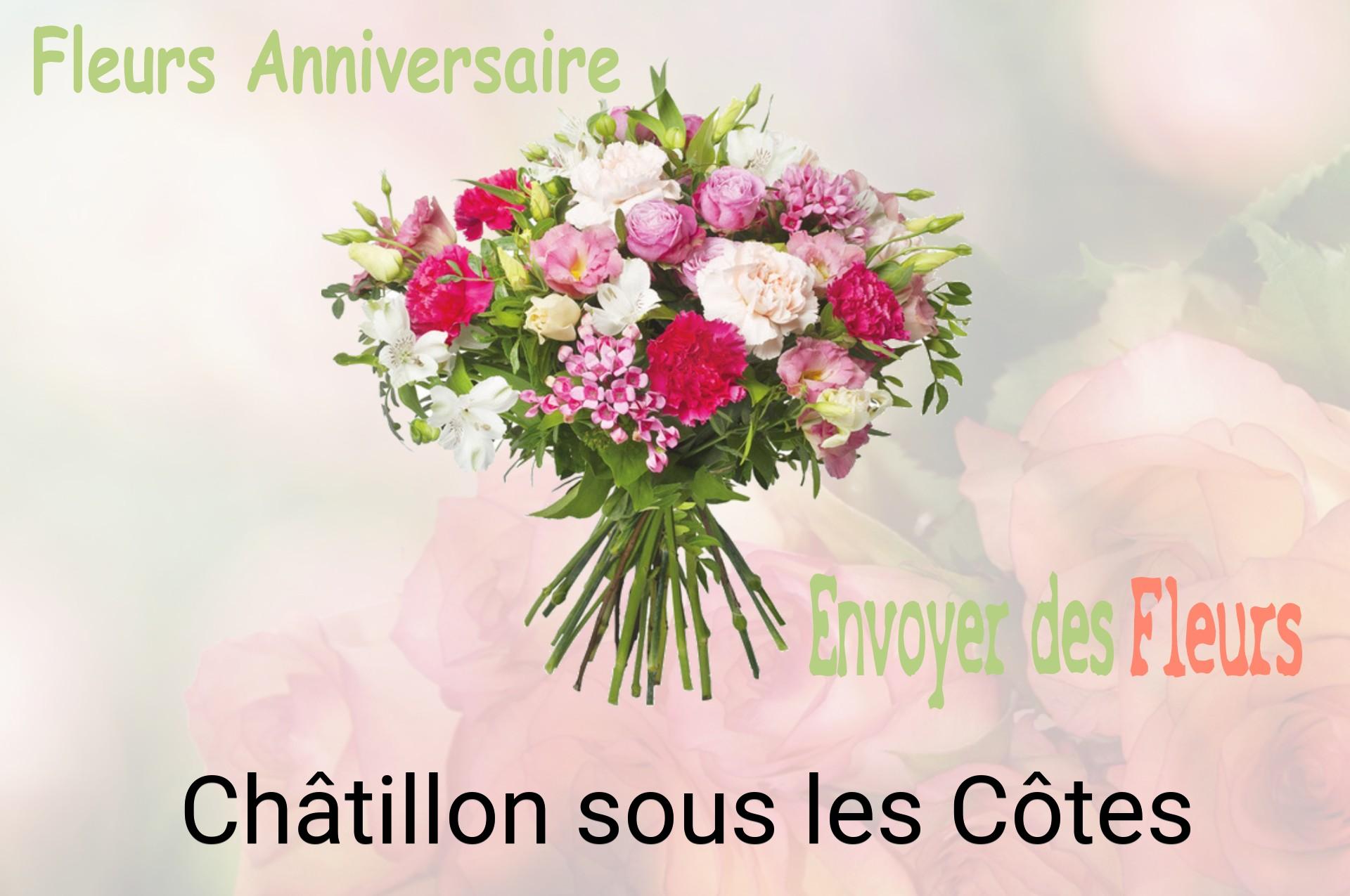 Bouquet de fleurs d’anniversaire livré à Châtillon-sous-les-Côtes