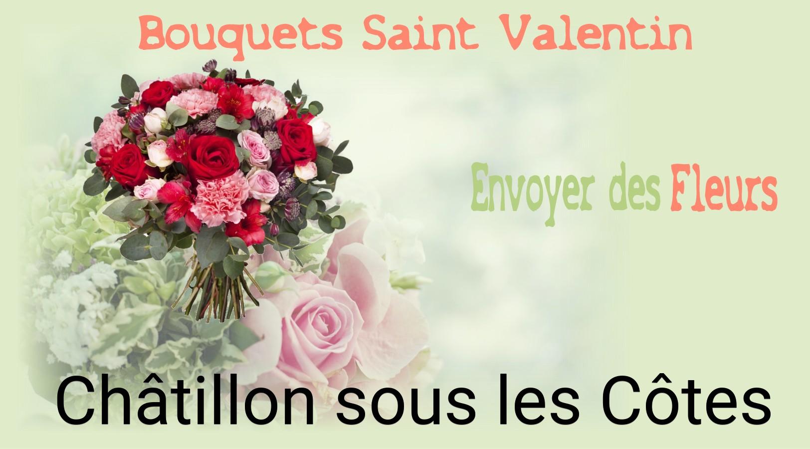 Roses de Saint-Valentin livrées à Châtillon-sous-les-Côtes